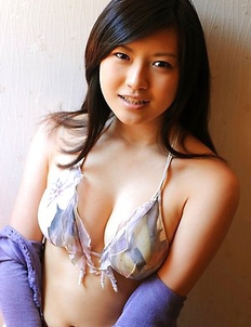 Konomi Yoshikawa smiles being proud of her lustful curves