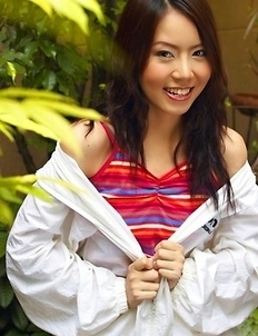 Super cute Mikiko Toyo has decided to do a stripping performance and she called a camera dude to take her pictures.