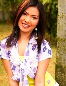 Destiny Poonra set on the ground, started squeezing her tits and pulling her thongs up, which stimulated her pussy.