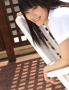 Yuri Hamada shows hot cleavage and hot ass under skirt