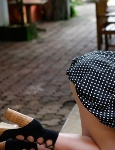 Airi Suzuki in cute bath suit enjoys hot sand on her curves