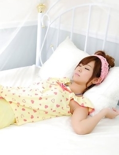 Ichika Nishimura is the cuttest doll in yellow pyjamas