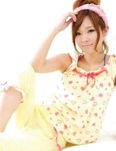 Ichika Nishimura is the cuttest doll in yellow pyjamas