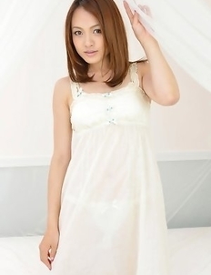 Rina Itoh honey plays with her sexy lingerie and your minds