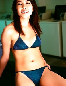 Nana Ogawa Asian has perfect curves spoiled by colorful lingerie