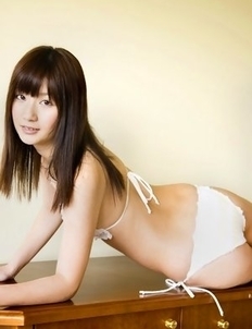 Anna Nakagawa shows hot body in tiny lingerie on furniture