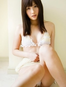 Anna Nakagawa shows hot body in tiny lingerie on furniture