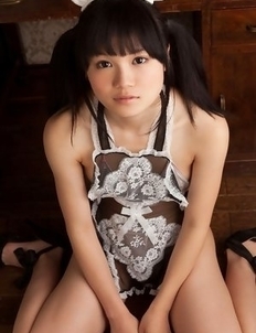 Ai Eikura has mosquito bites in silver bra and shows ass