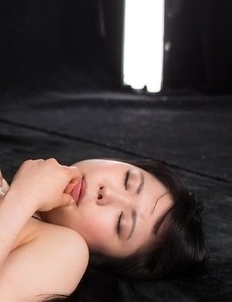 Black boots bombshell Yui Kawagoe getting her thighs fucked hard on camera