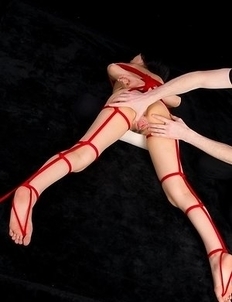 Rope bondage tease gallery featuring Moeka Kurihara, she loves that vibrator