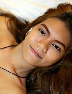 Sexy Thai Muay little brown fucking machine with tight snapper gets drilled