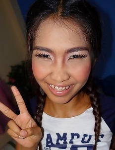 Thai teen Tittiporn with huge boobs