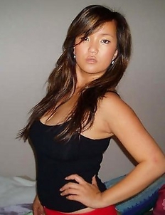 Busty little asian teen gives nice oral to her bf