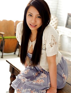 Mei Matsumoto plays till exposes nude pussy and big boobs