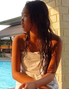 Two Filipina girls Jeremay and Mayka