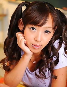 Lovely Japanese schoolgirl Nagisa