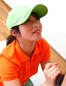 Golf girls Nana and Nao punished