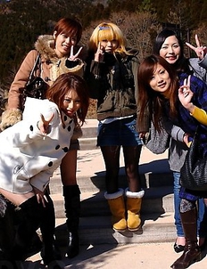 Group sex session in hot springs