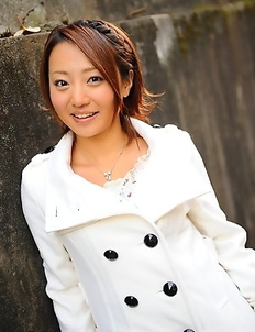 You Shiraishi poses outdoor in coat