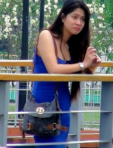 Sultry raven-haired Filipina Sheree