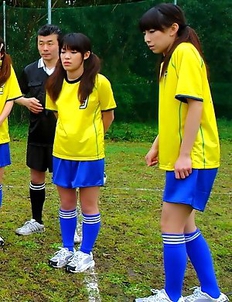 Soccer girl loves sex toys so much