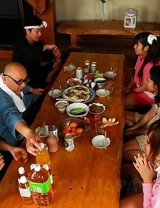 Nagisa, Hana, Maria have mouths and cunts