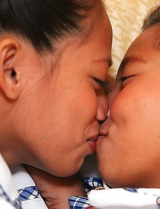Two cute young Filipina Sally and Nica