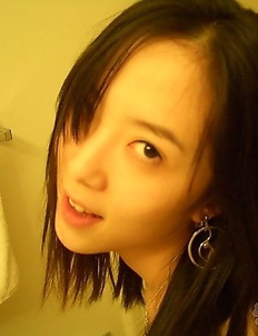 Hot asian teen with petite body gets totally naked