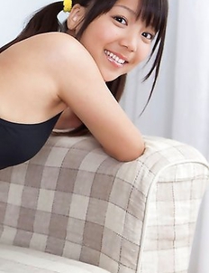 Teen Fuuka Nishihama poses and excites us with her nice body
