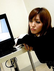 Hot slut Yui Igawa in a threesome