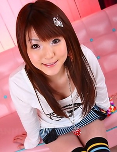 Cute Fuwari shows her big boobs