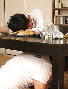 Hitomi Okubo has hairy slit licked and fucked