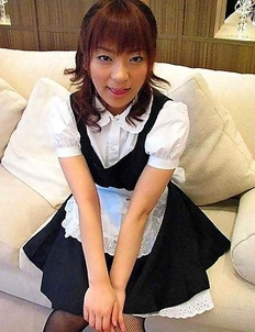 Asian maid fucks and sucks her boss