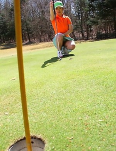 Beautiful golf chick Nana Kunimi