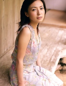 Meguru Ishii in sexy mauve dress is so hard to resist