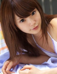 Manami Sato takes school uniform off and shows body outdoor